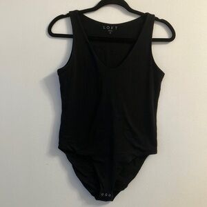 Black Bodysuit Loft Size Medium